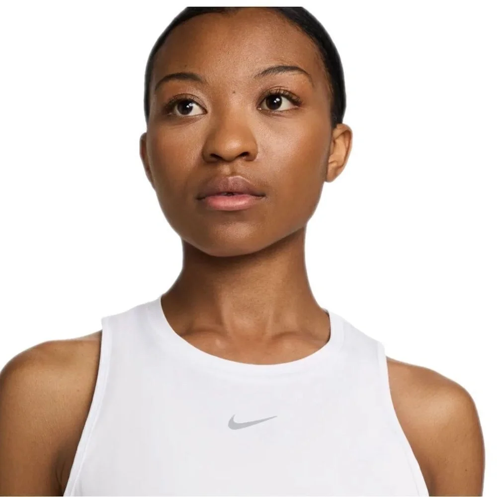 Nike Womens Dri Fit‎ Classic Fit White Tank Top Size Small - Picture 4 of 10